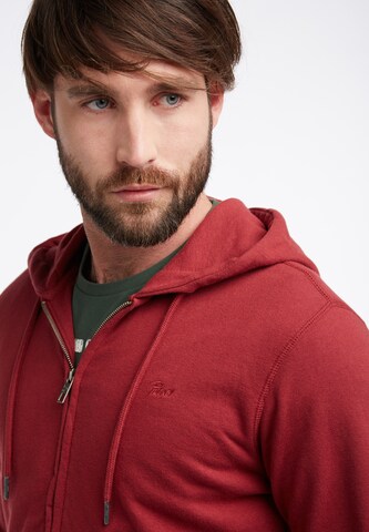 Petrol Industries Sweatjacke in Rot