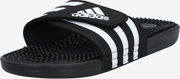 ADIDAS SPORTSWEAR Pantolette 'Adissage' in Schwarz: predná strana