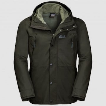 JACK WOLFSKIN Winter Jacket ' West Harbour  ' in Grey: front