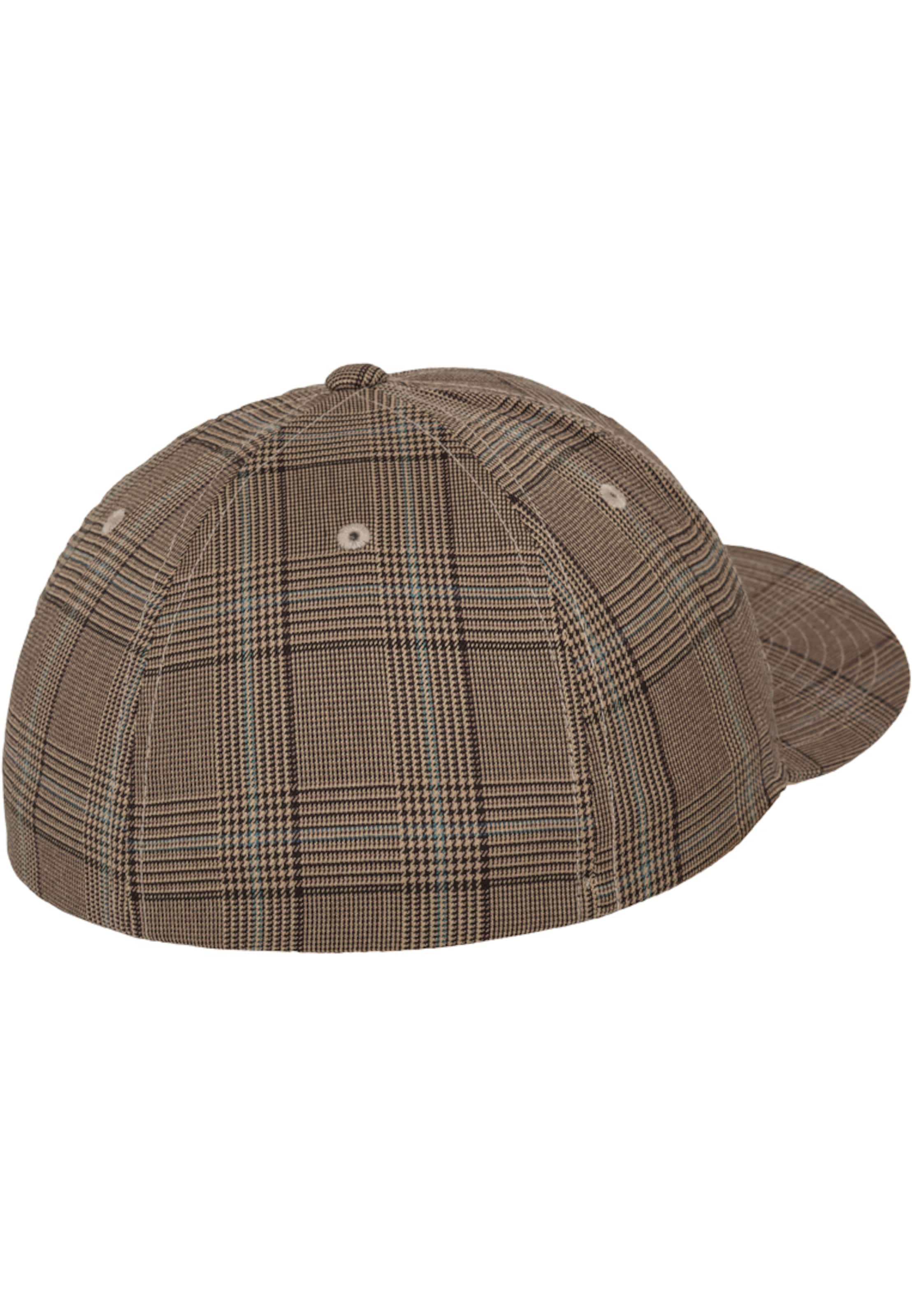 Flexfit - Gorra 'Glen Check' en marrón