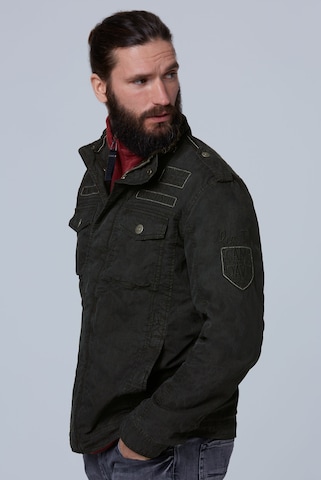 CAMP DAVID Between-Season Jacket in Black: front