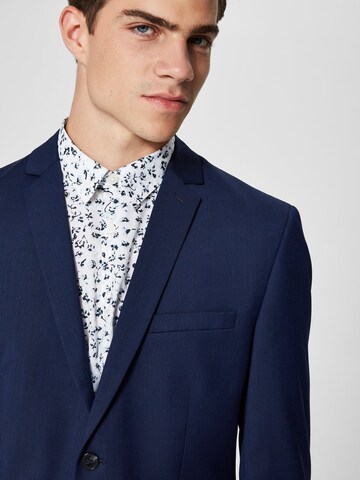 Coupe slim Veste de costume SELECTED HOMME en bleu