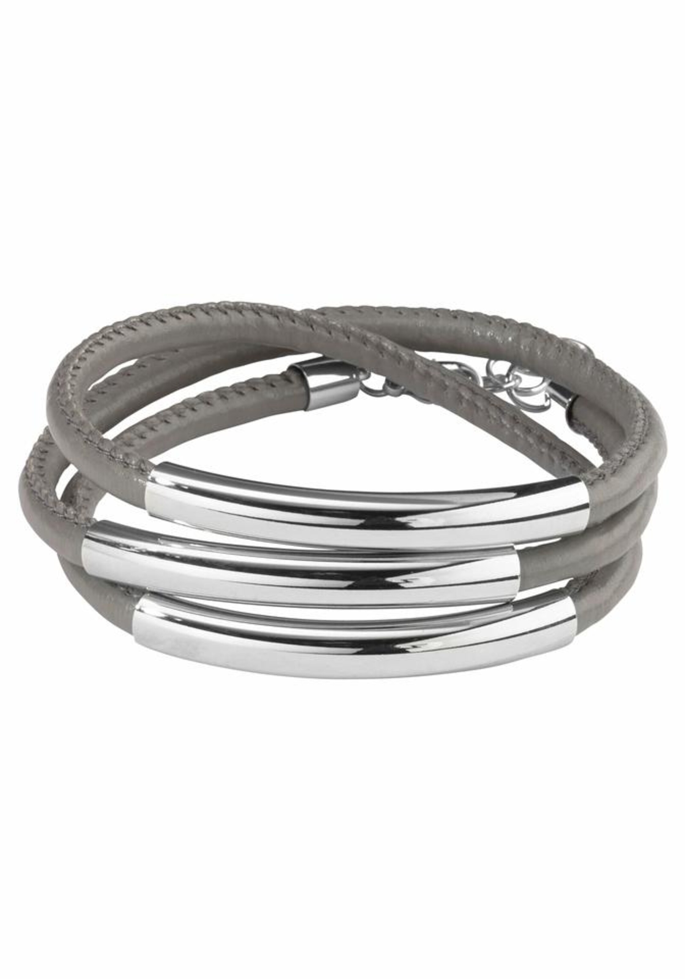 Steuer Armband in Grau: Vorderseite