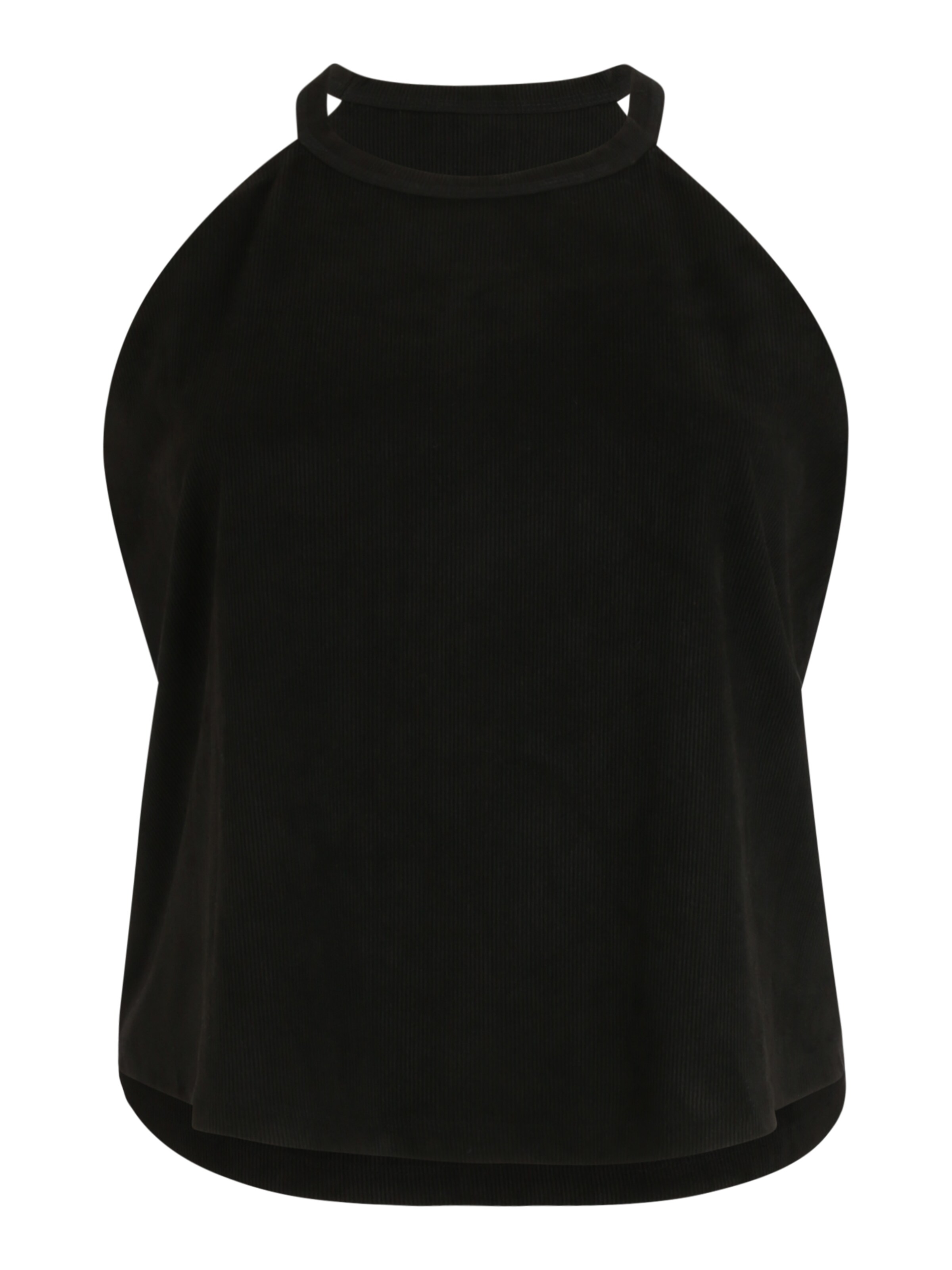 Urban ClassicsTop - crna boja: prednji dio