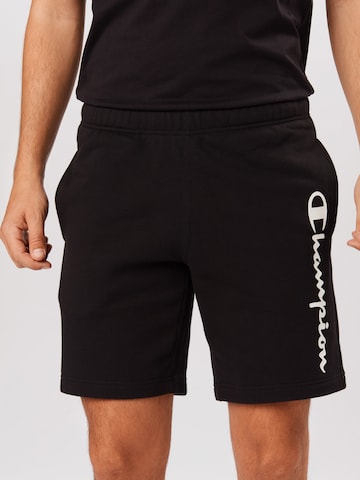 Champion Authentic Athletic Apparel Панталон в черно: отпред