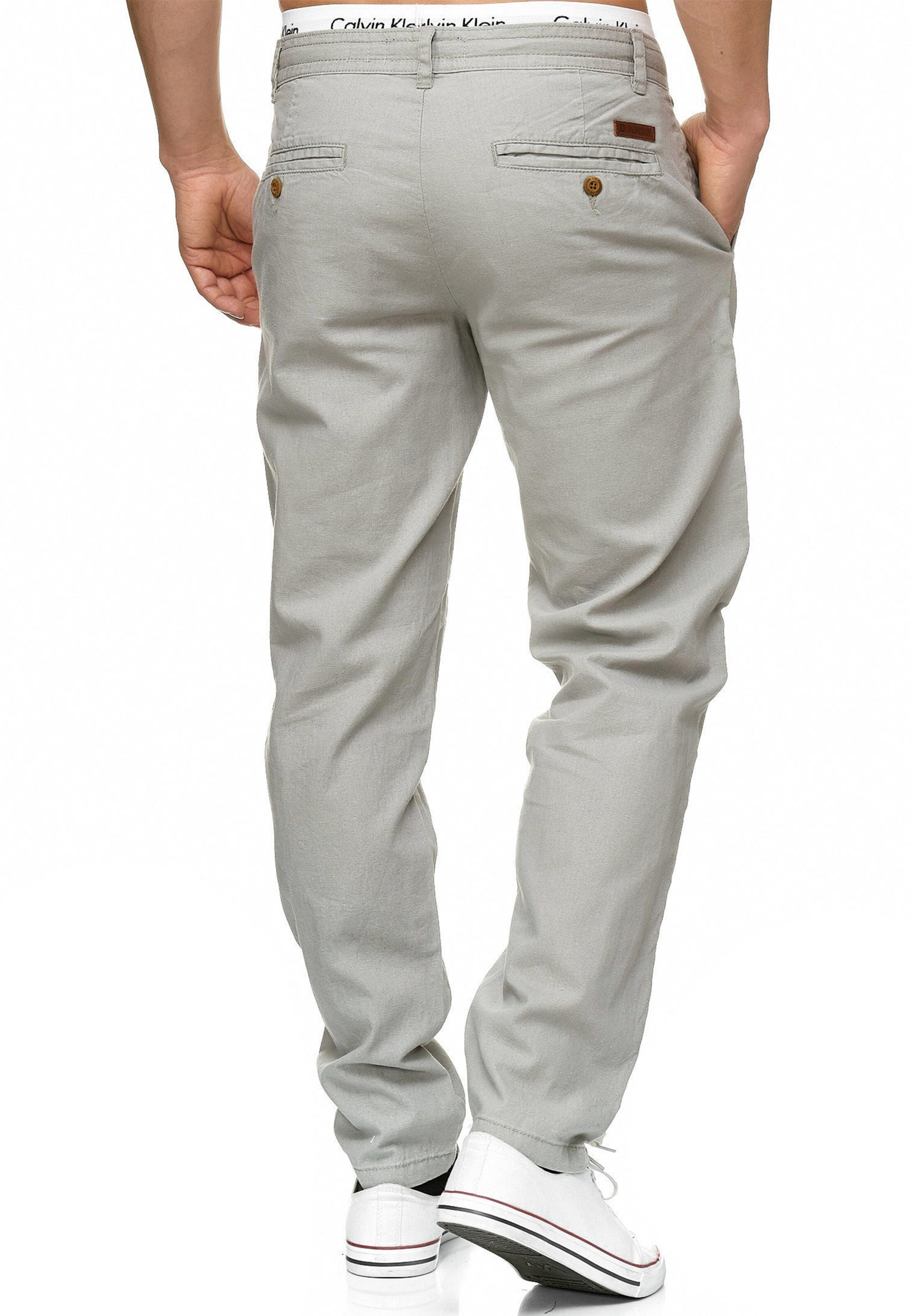 INDICODE JEANS Regular Chino 'Veneto' in Grijs