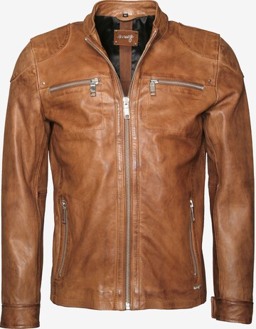 Maze Between-Season Jacket 'Flint' in Brown: front