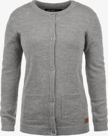 Blend She Knit Cardigan 'Nina' in Grey: front