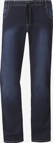 Charles Colby Loosefit Jeans ' Baron Keylan ' in Blauw: voorkant