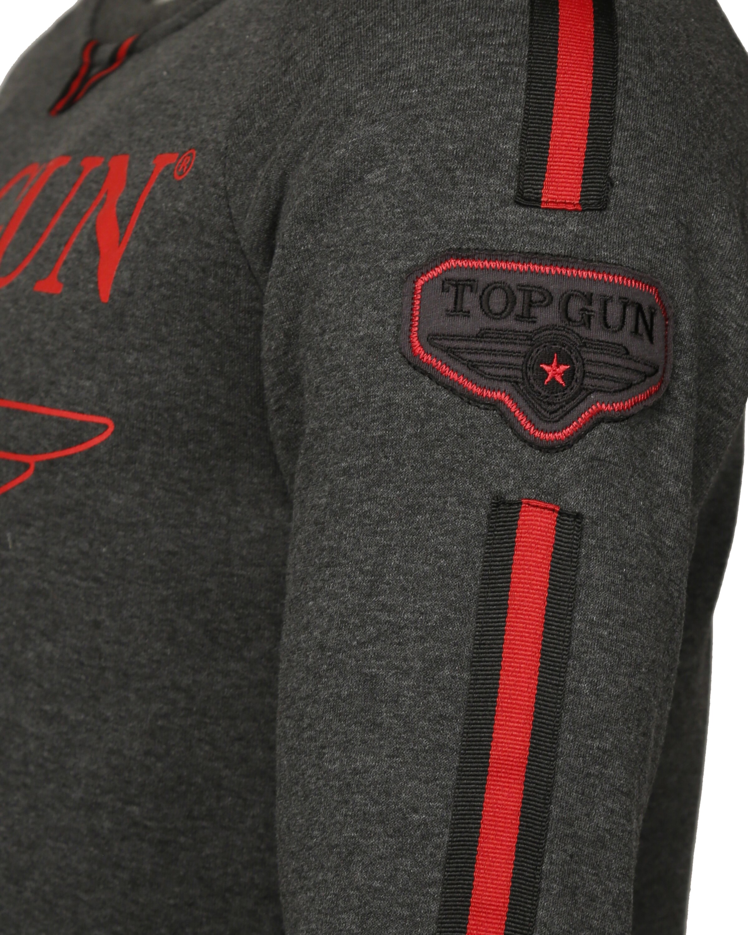TOP GUN Sweatshirt 'Streak' in Grijs