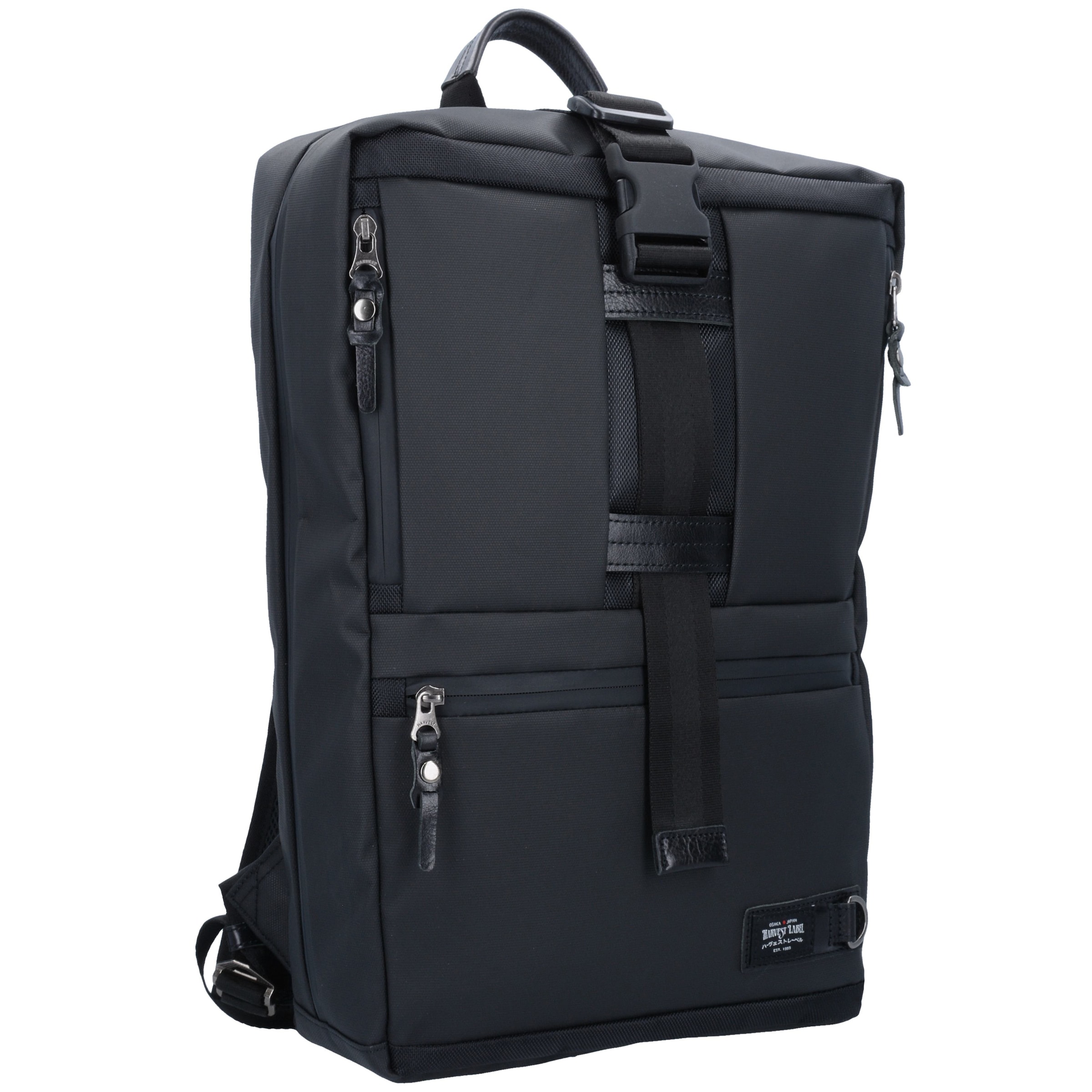 Harvest Label Rugzak 'Usu' in Zwart