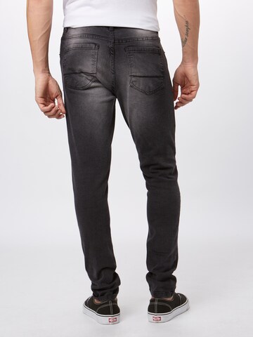 Urban Classics Normální Džíny 'Relaxed Fit Jeans' – černá: zadní strana