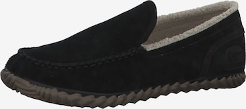 SOREL - Sapato Slip-on 'Dude Moc' em preto: frente