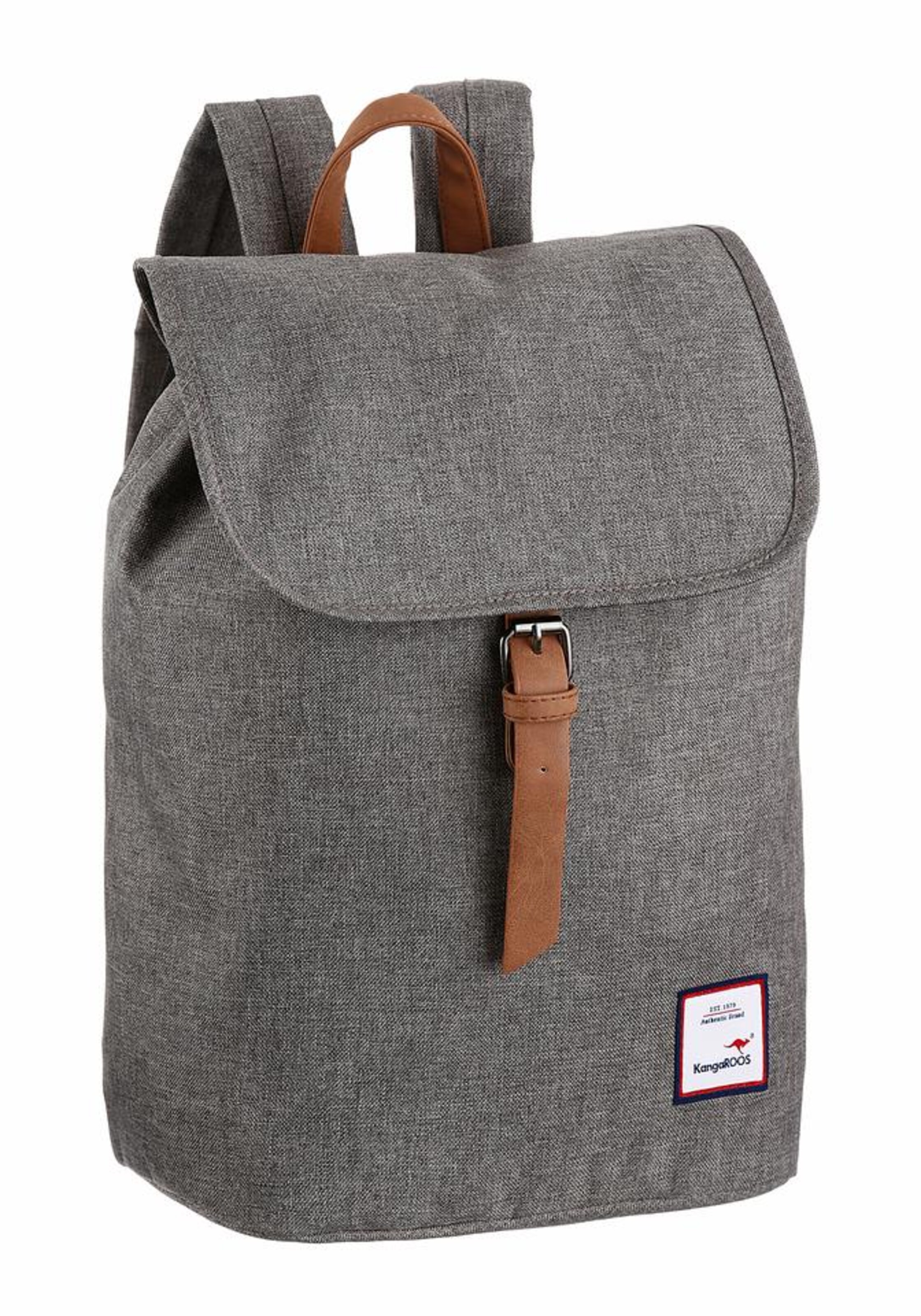 KangaROOS Backpack in Grey: front