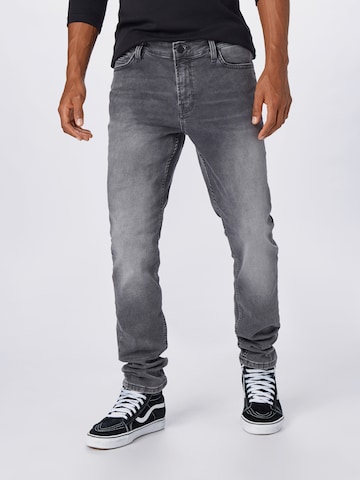 Only & Sons Slimfit Jeans 'Loom' in Grijs: voorkant