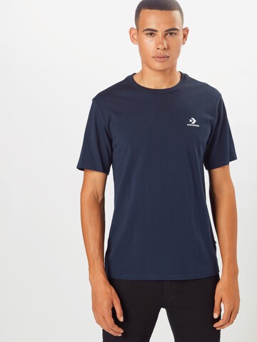 CONVERSE Regular fit Póló - kék: elől
