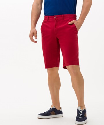 BRAX Regular Shorts 'Bari' in Rot: predná strana