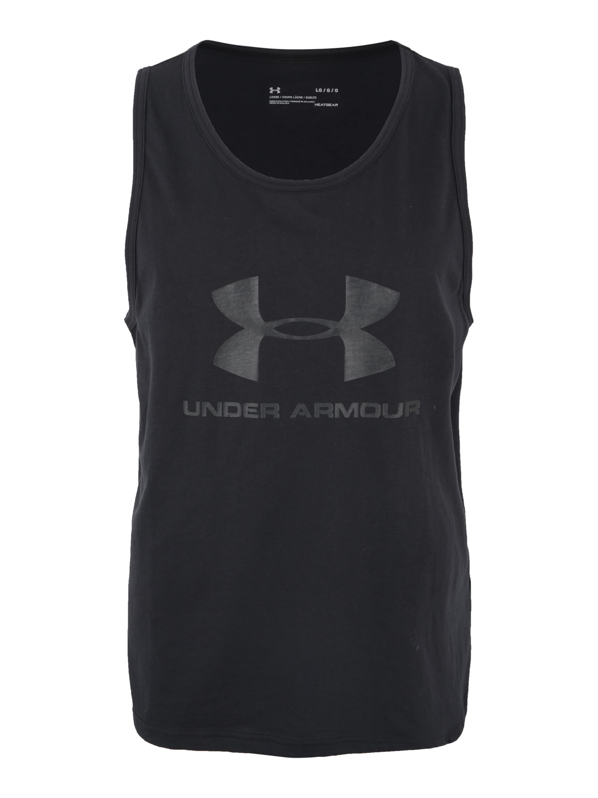UNDER ARMOUR Performance Shirt in Black: front