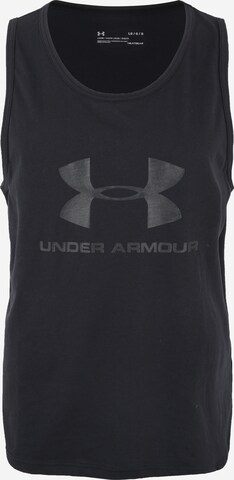 UNDER ARMOUR Tanktop in Schwarz: predná strana