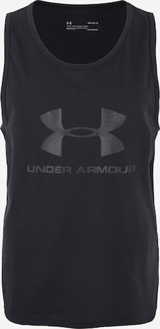 UNDER ARMOUR Funkční tričko – černá: přední strana