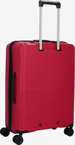 D&N Suitcase Set 'Travel Line 4000' in Red