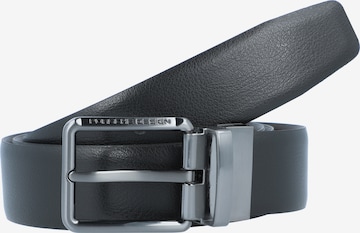 Ceinture Porsche Design en noir : devant