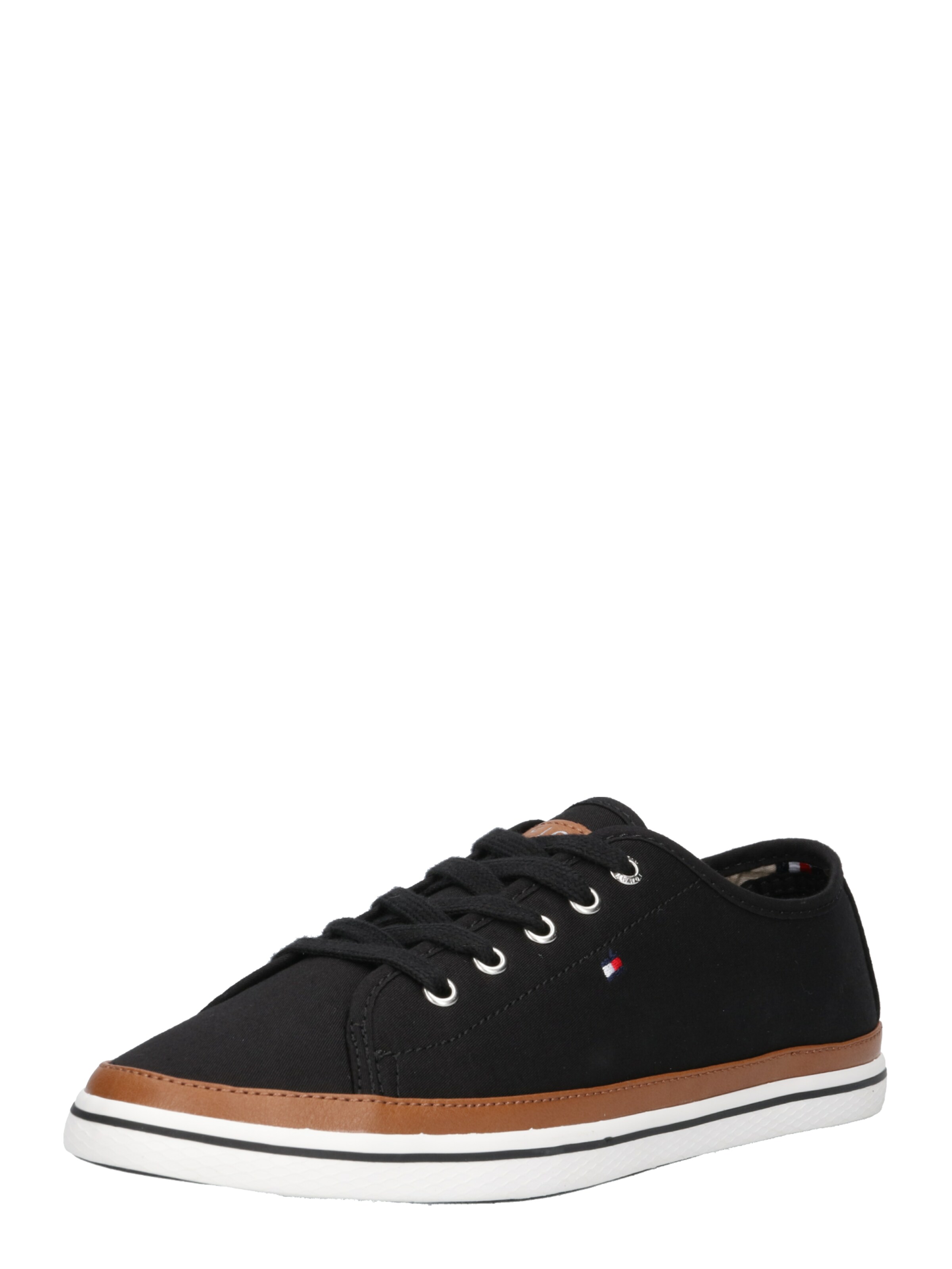 Sneaker low TOMMY HILFIGER - maro coniac / negru / alb (THS9GZX001