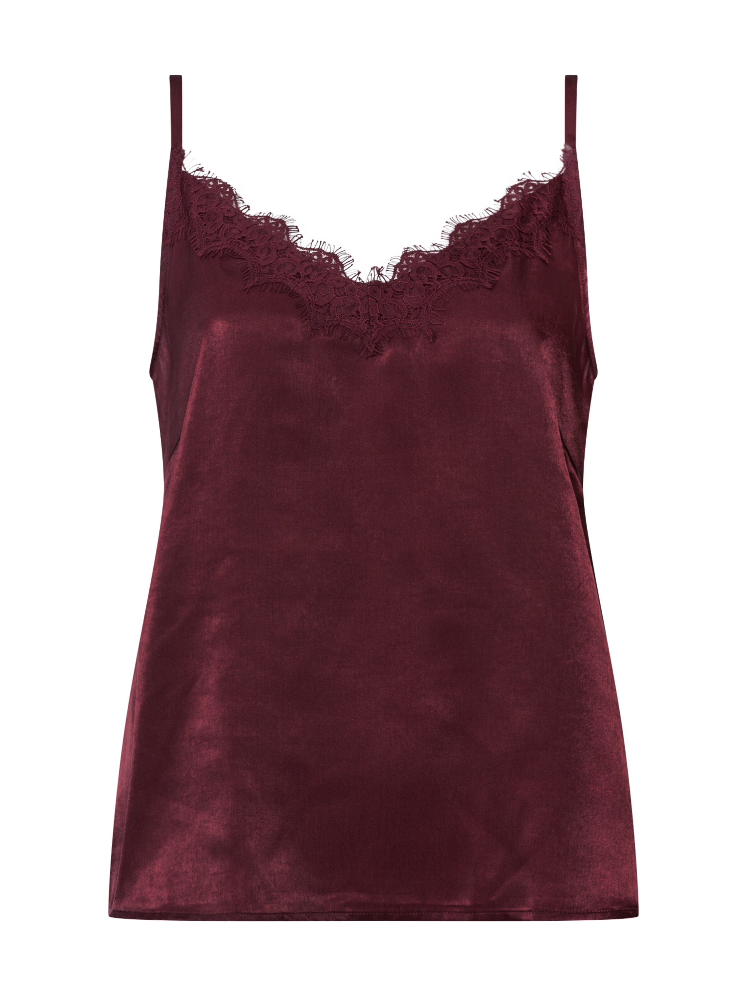 VILA - Slaapshirt 'VISEIA SINGLET' in de kleur Rood