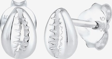 ELLI Earrings 'Muschel' in Silver: front
