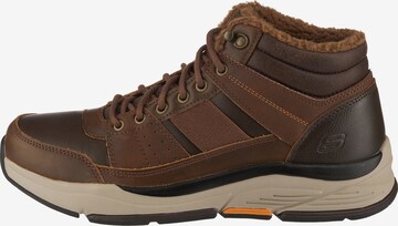 SKECHERS Lace-Up Boots 'Benago' in Brown