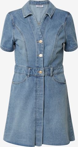 Robe-chemise 'NMLISA' Noisy may en bleu : devant