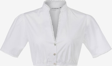 STOCKERPOINT - Blusa tradicional em branco: frente