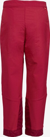 VAUDE Outdoor Pants 'Badile' in Red