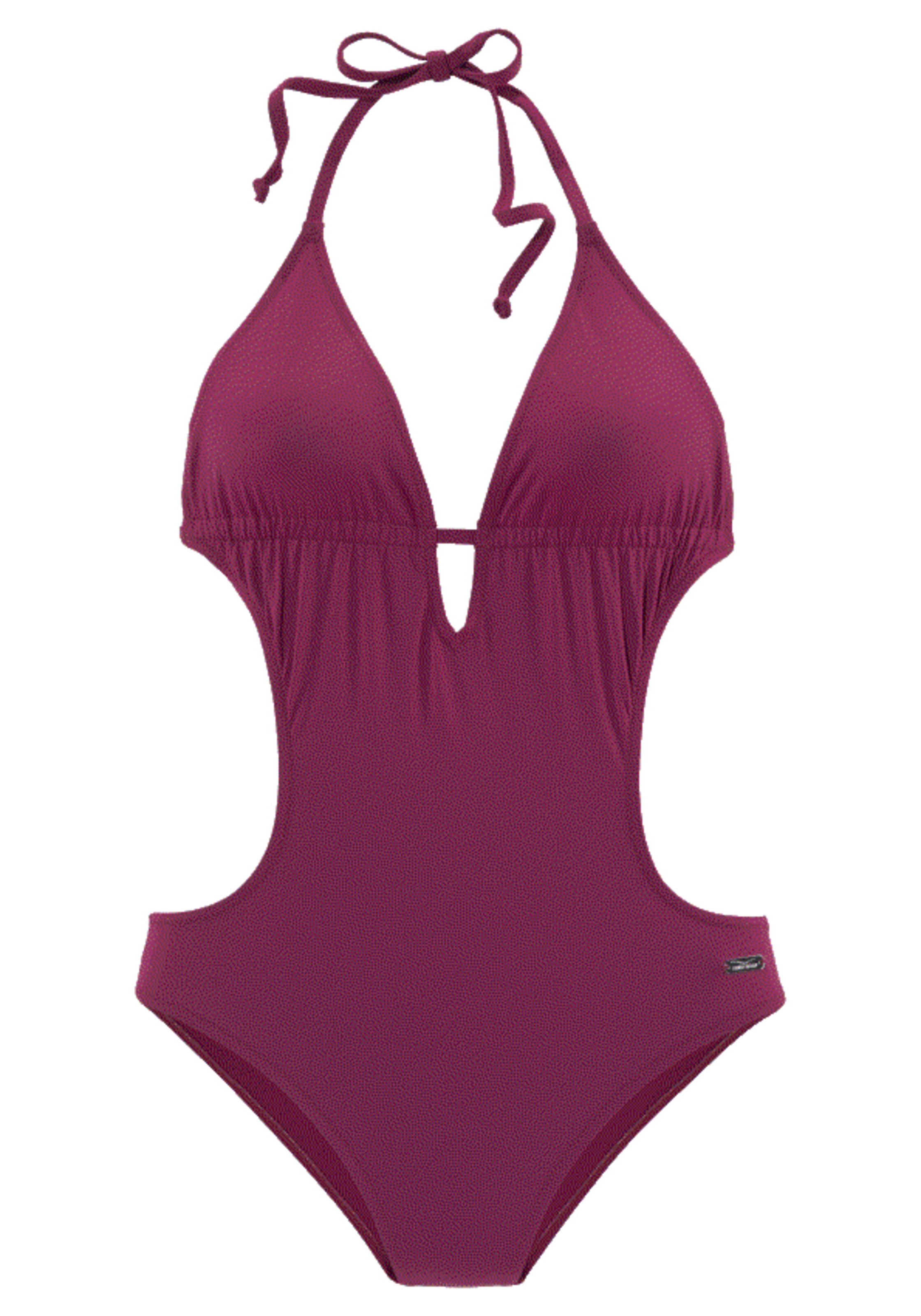 VENICE BEACH - Monokini in weinrot