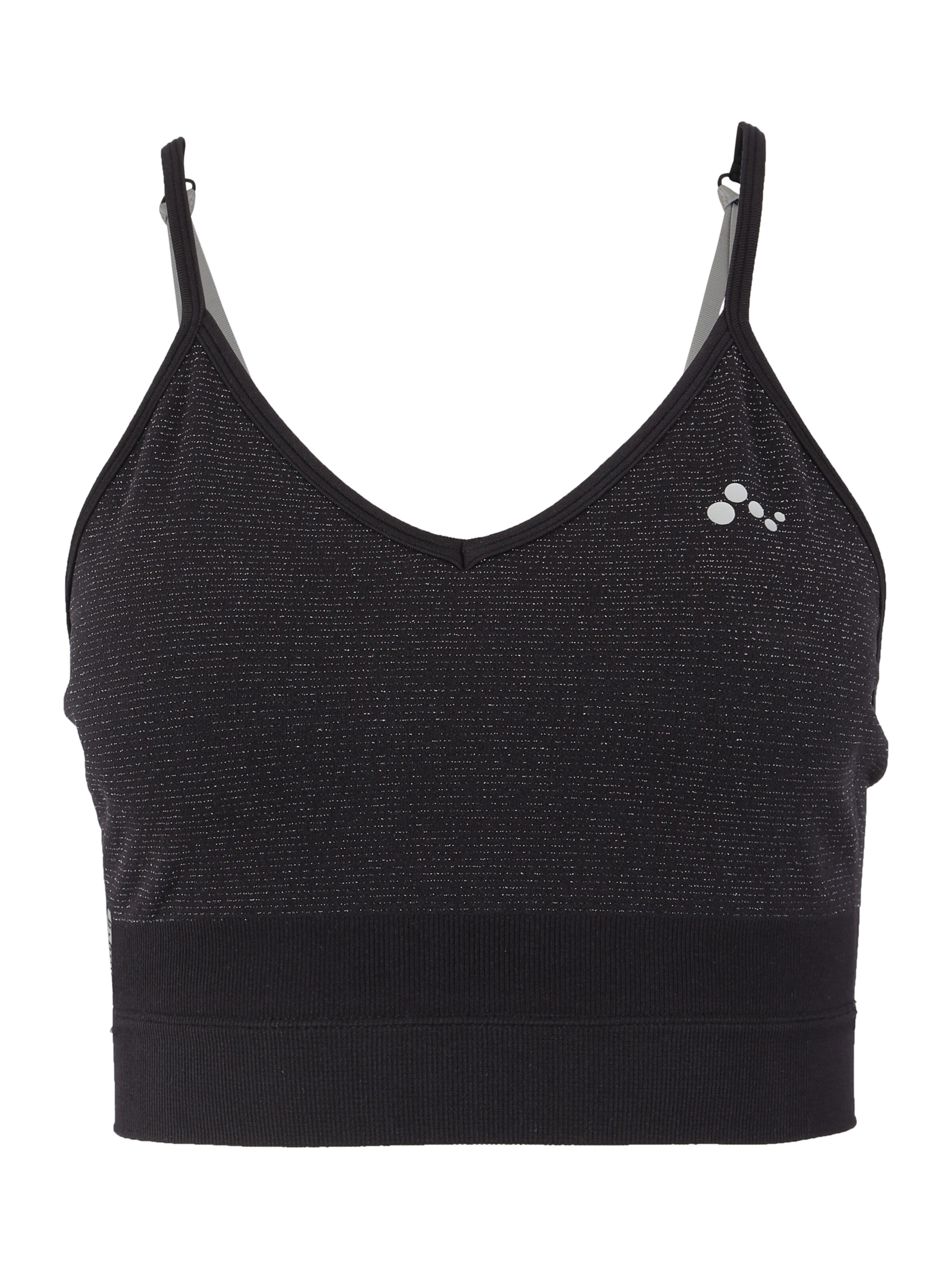 ONLY PLAY - Sport bh 'CILANTRO SEAMLESS GLITTER' in de kleur Zwart