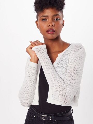 Cardigan 'Gloria' ONLY en blanc : devant