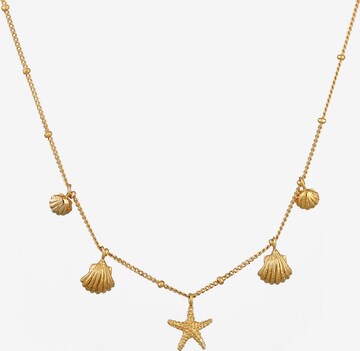 ELLI Necklace 'Seestern' in Gold: front