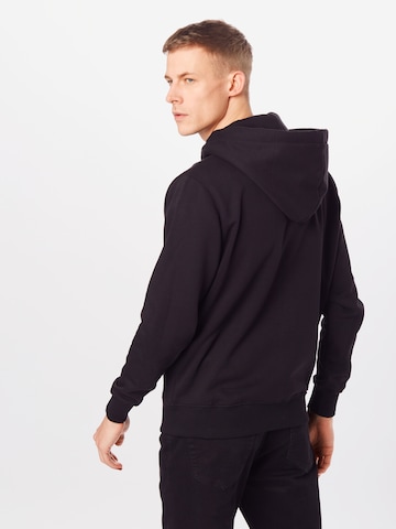 juoda ALPHA INDUSTRIES Džemperis