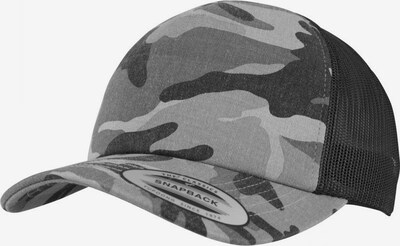 Cappello da baseball Flexfit di colore grigio / grigio chiaro / nero, Visualizzazione prodotti