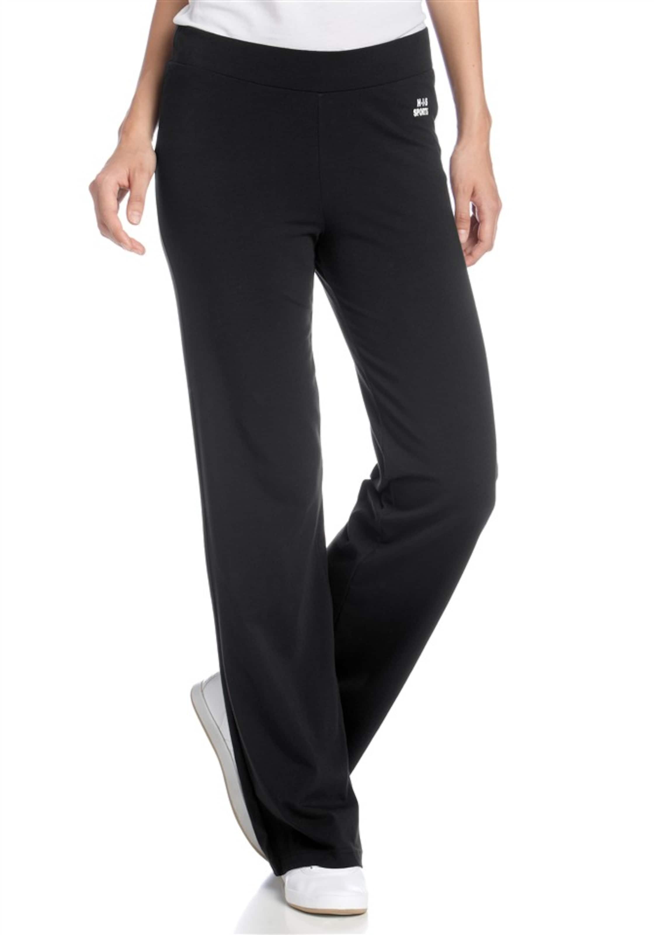 H.I.S Flared Jazzpants in Schwarz: Vorderseite