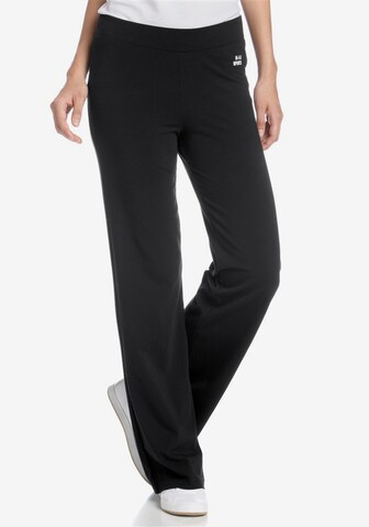 H.I.S Flared Pants in Black: front