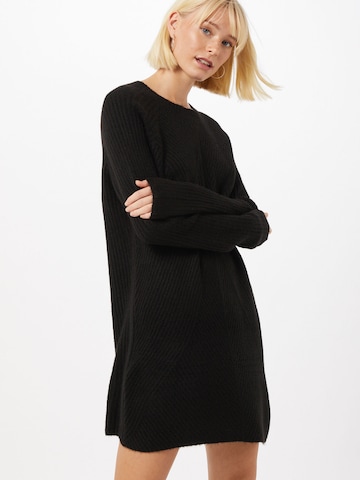 ONLY Knitted dress 'Carol' in Black: front