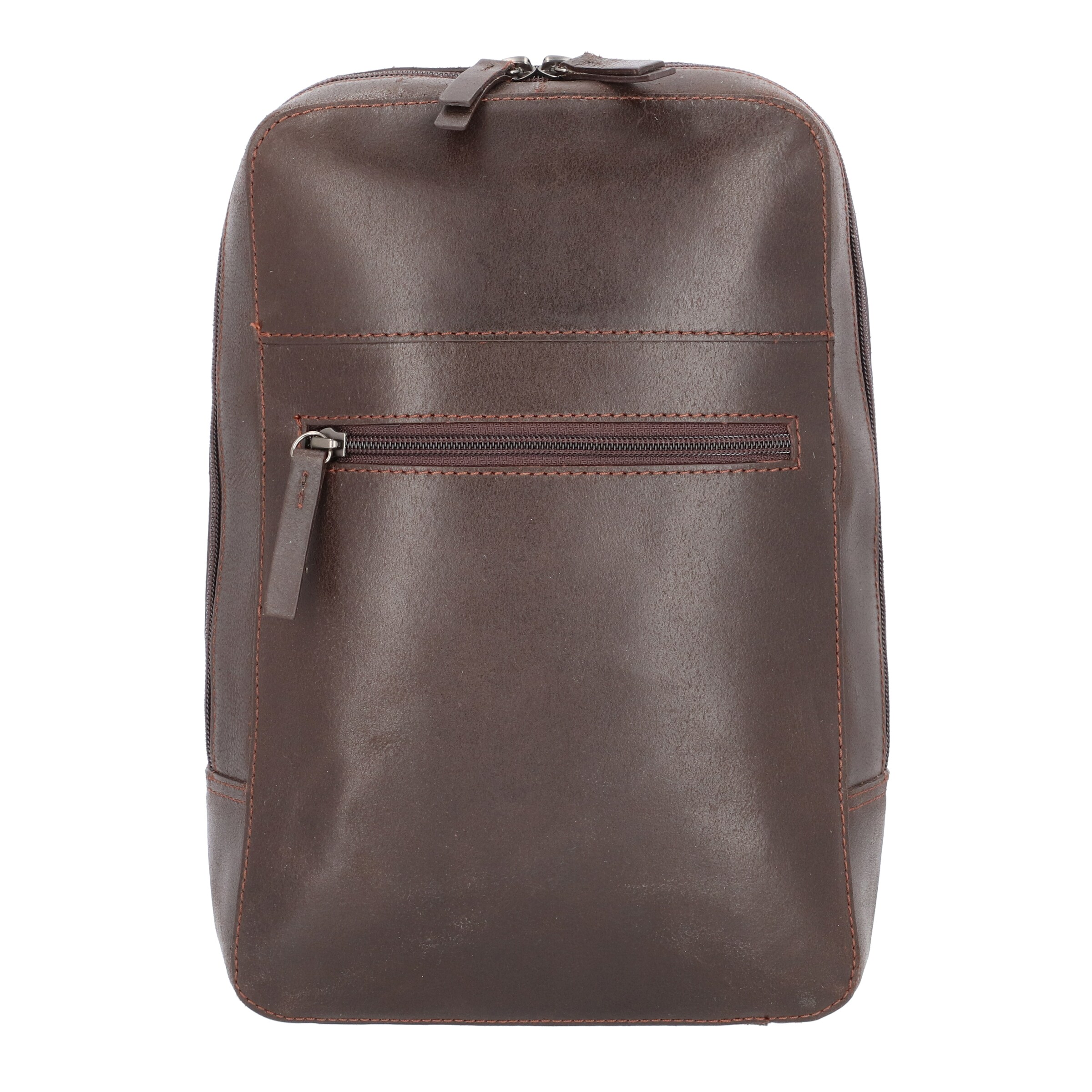 LEONHARD HEYDEN Crossbody bag 'Dakota' in Brown: front