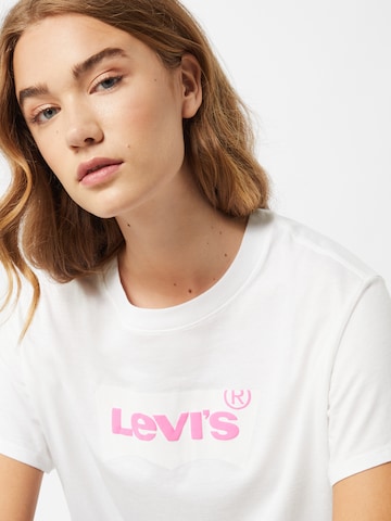 balta LEVI'S ® Marškinėliai 'Graphic Varsity'