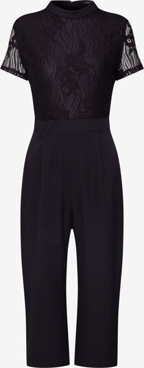 Boohoo Ολόσωμη φόρμα 'High Neck Lace Cullotte Jumpsuit' σε μαύρο, Άποψη προϊόντος