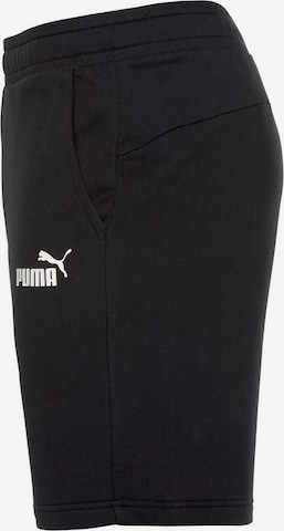 PUMA Regularen Športne hlače | črna barva