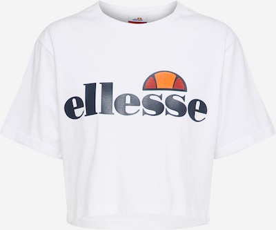 ELLESSE Тениска 'Alberta' в нощно синьо / оранжево / червено / бяло, Преглед на продукта