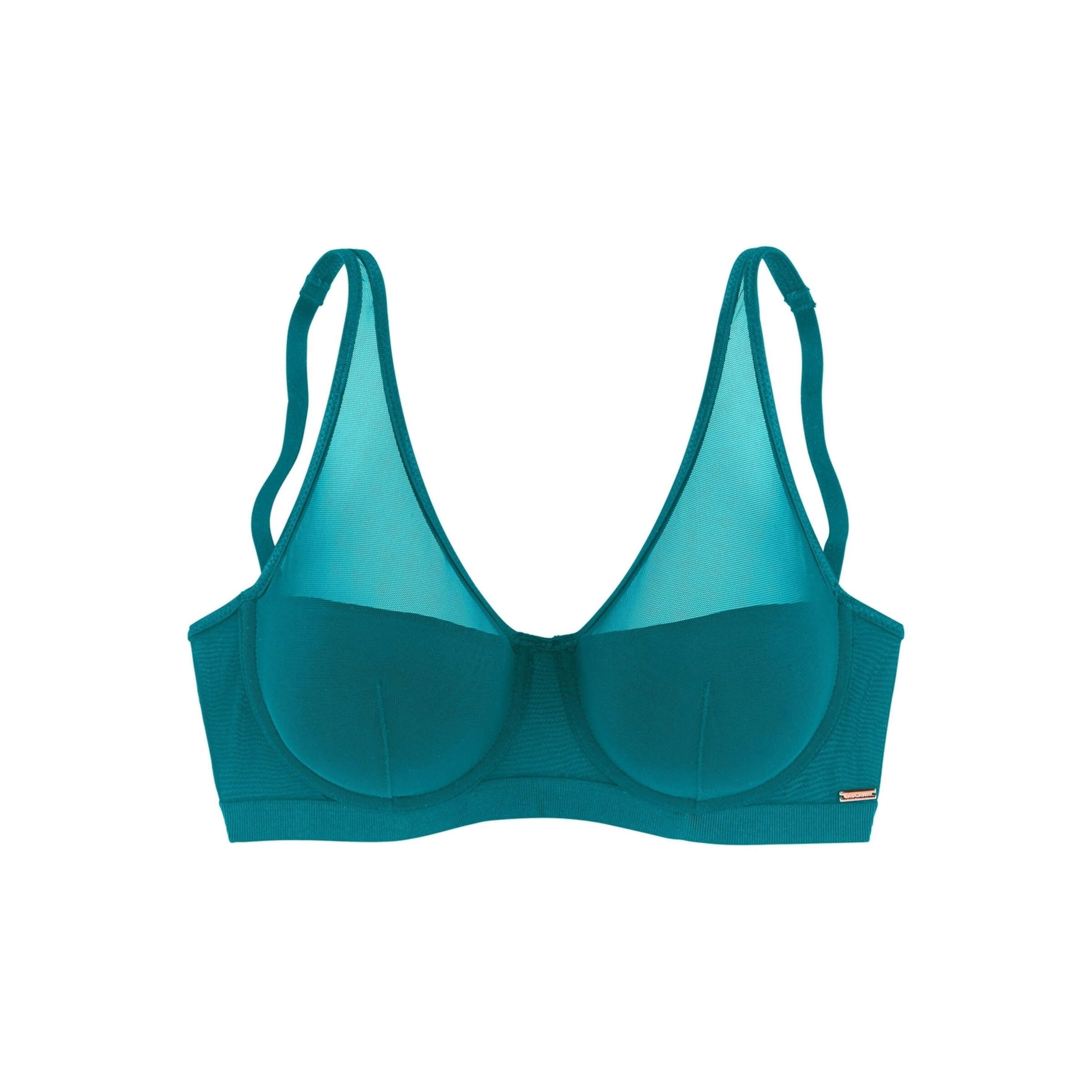 LASCANA - LASCANA T-Shirt-BH in petrol