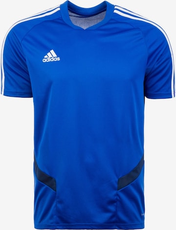 ADIDAS SPORTSWEAR Performance Shirt 'Tiro 19' in Blue: front