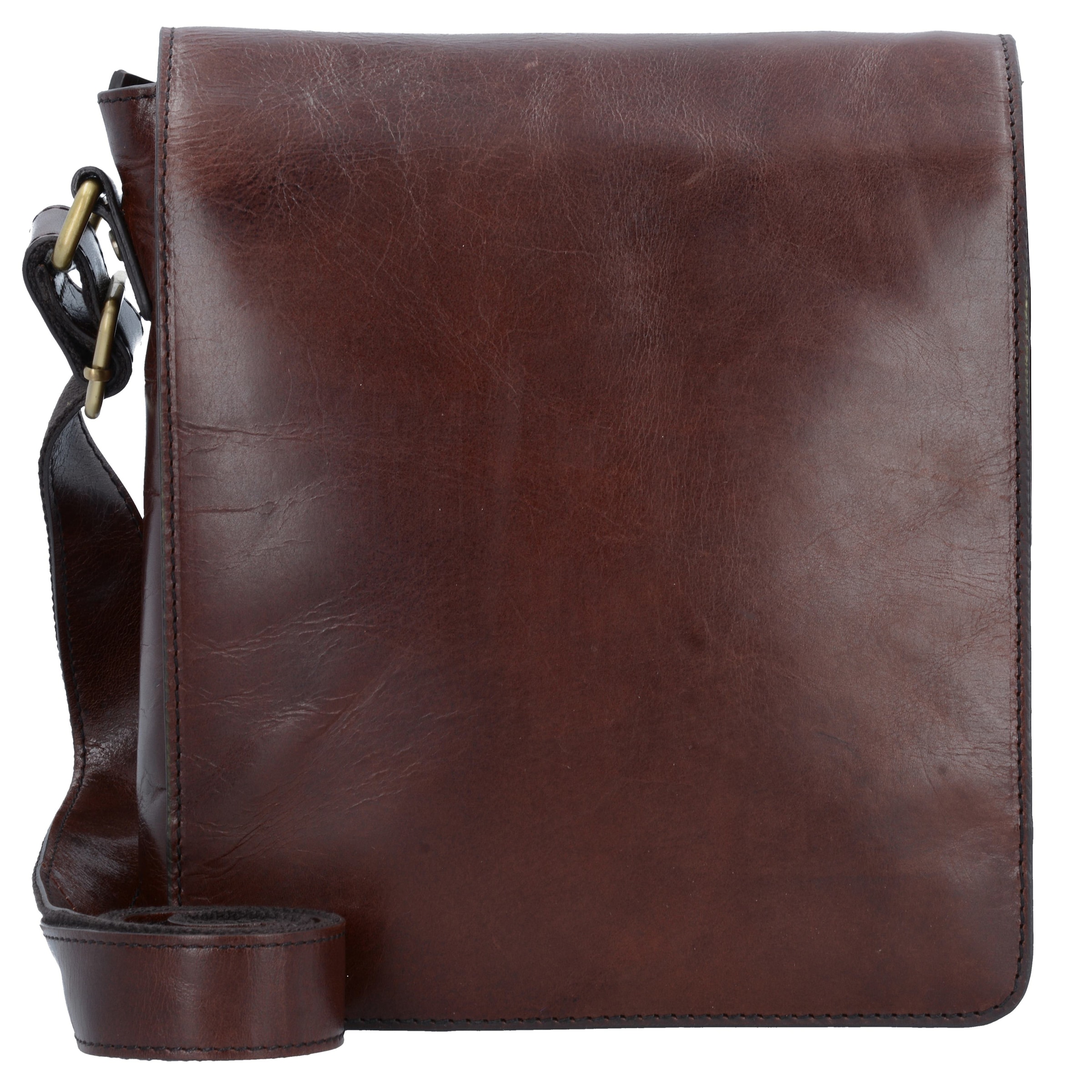 LEONHARD HEYDEN Umhängetasche 'Cambridge' in Braun: Vorderseite